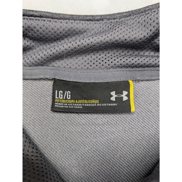 Under Armour Temple University Mens Quarter Zip Sweatshirt Large Performance - Picture 2 of 6